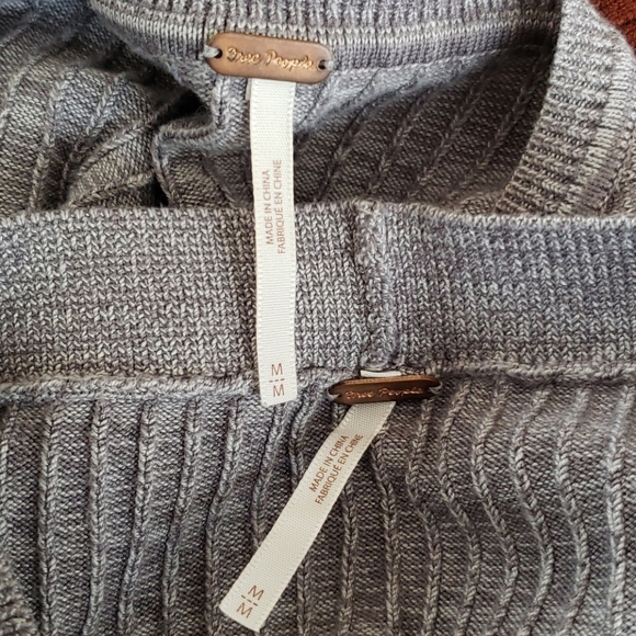 Free people knit set ribbed skirt and tank top - Picture 10 of 11